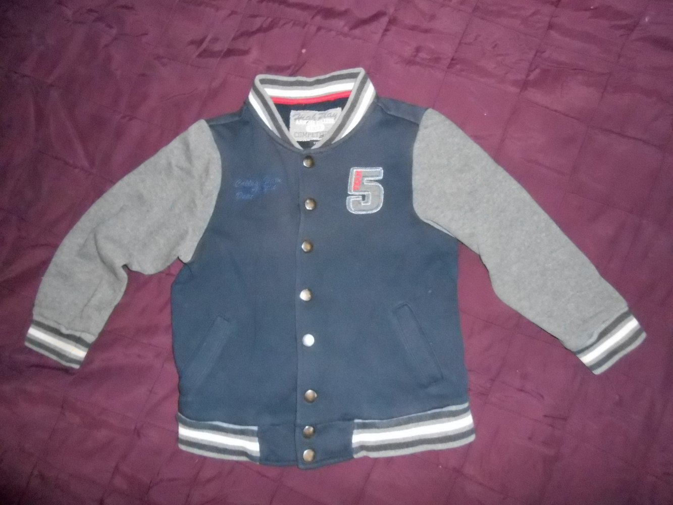 College jacke 116 blau grau alive