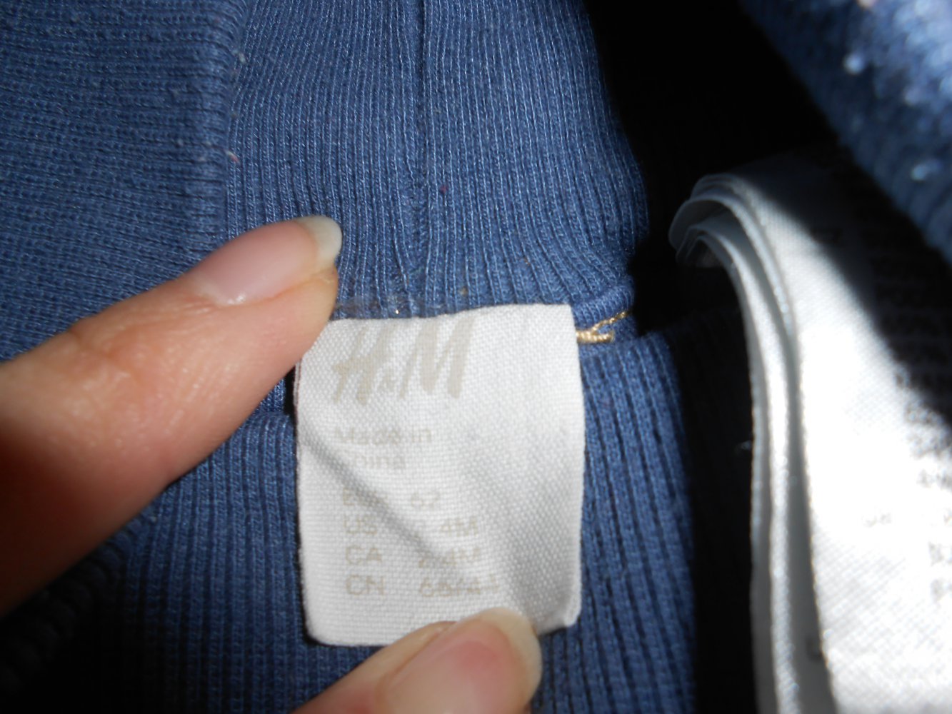 Jeanshose 62 blau H&M