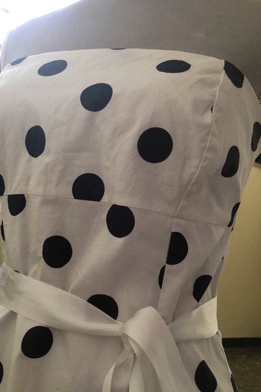 Gepunktetes Bandeau-Kleid von Orsay