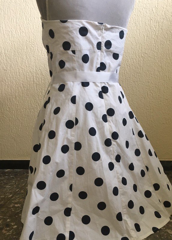 Gepunktetes Bandeau-Kleid von Orsay