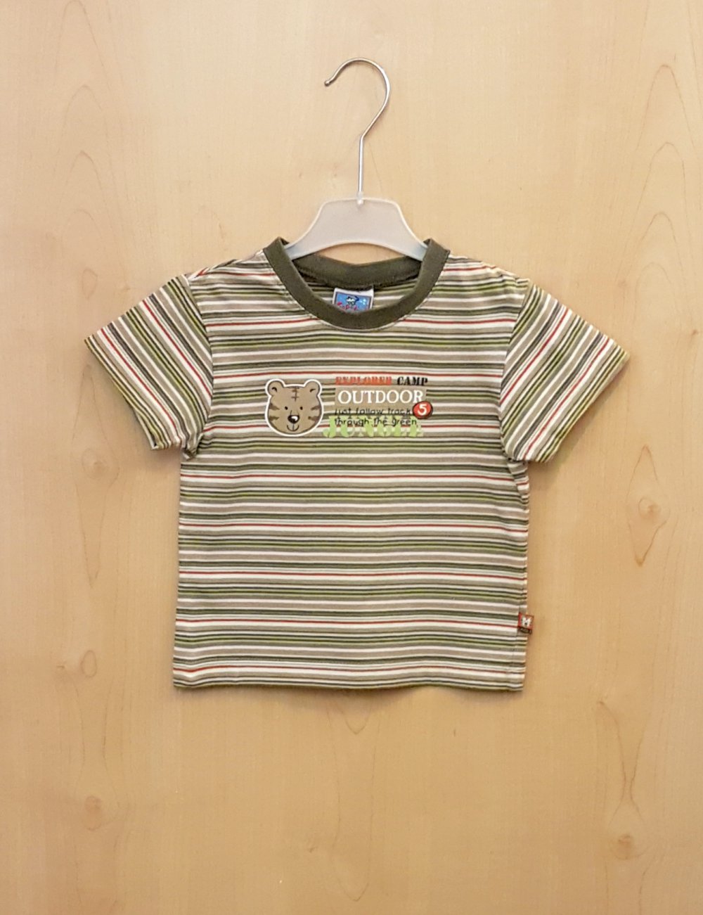 gestreiftes Shirt mit Bärenmotiv - Topolino - 80