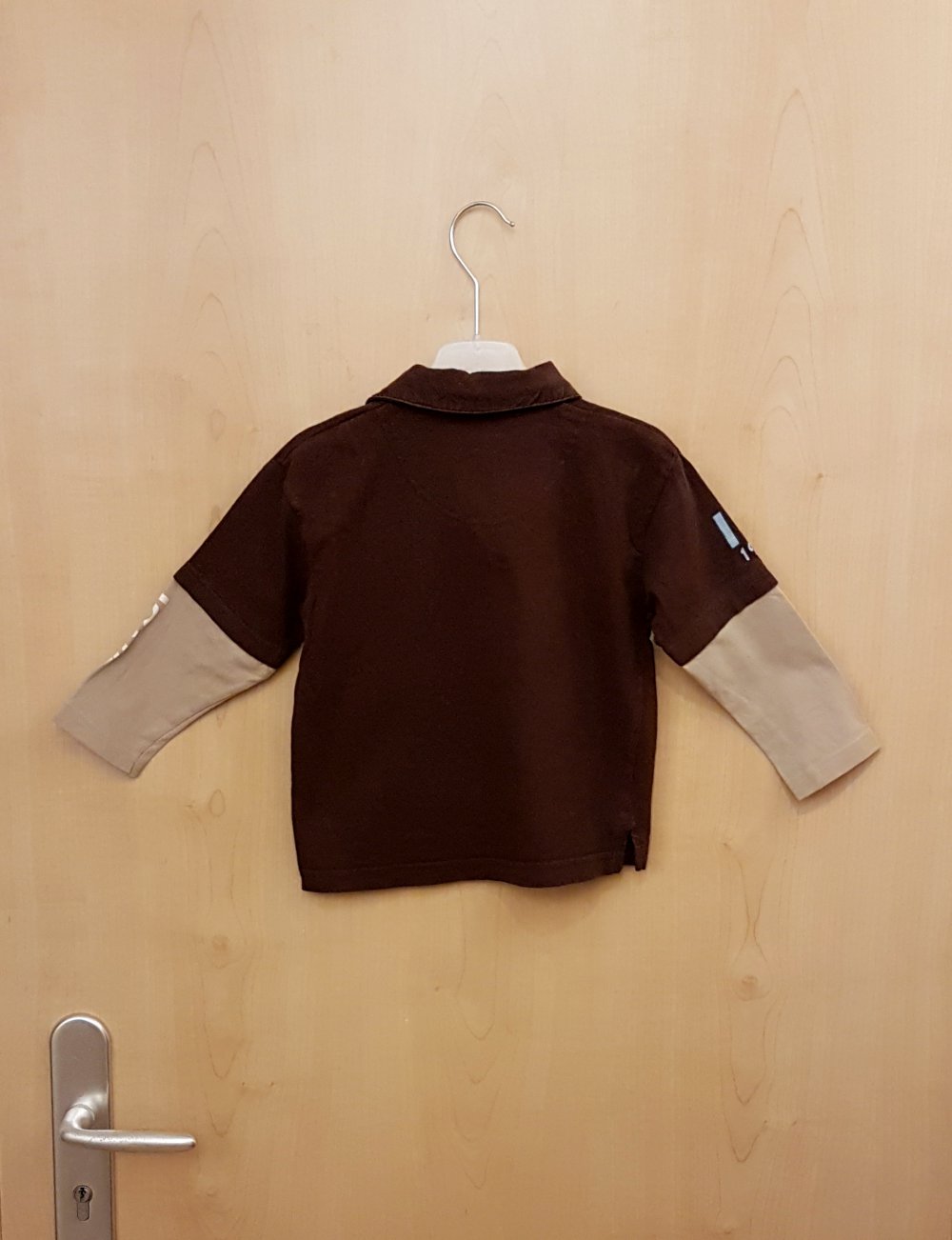 braunes Shirt im Lagenlook - dopodopo - 92