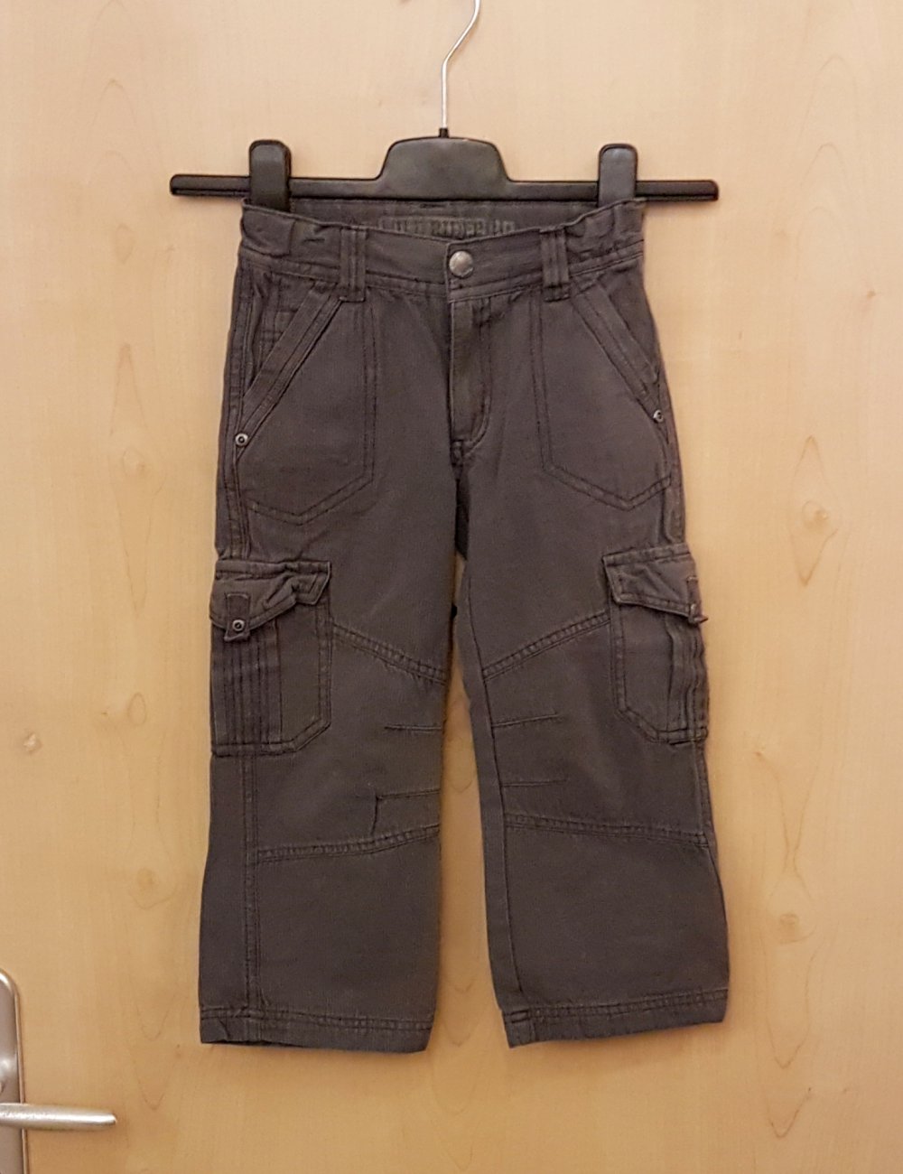 graue Hose/Jeans mit feinen Nadelstreifen - Topolino - 104