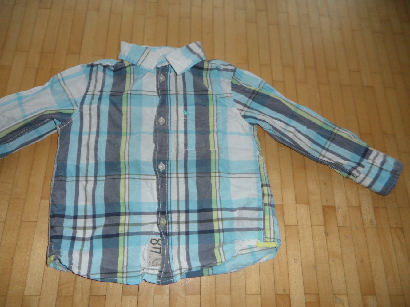 H&M kariertes Hemd 104 Karo 