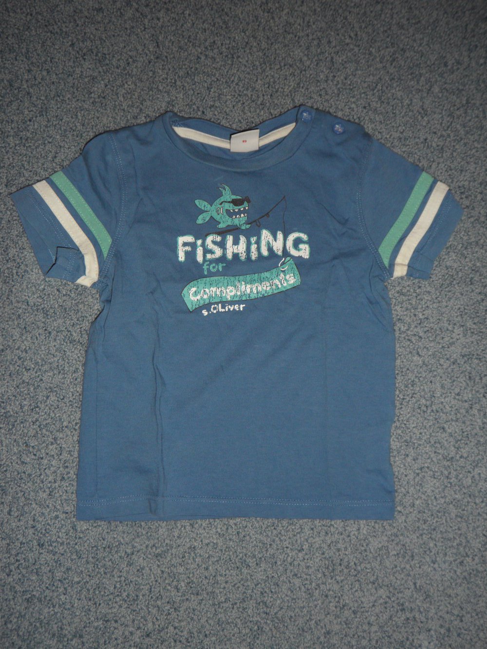 s.Oliver megatolles T-Shirt maritim mit witzigem Spruch