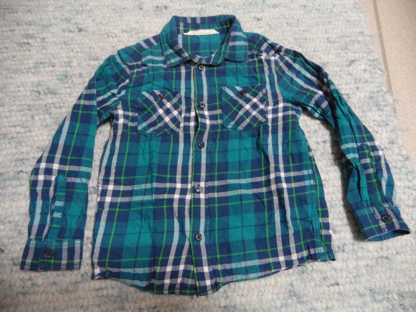 H&M dünnes Flanellhemd 110/116