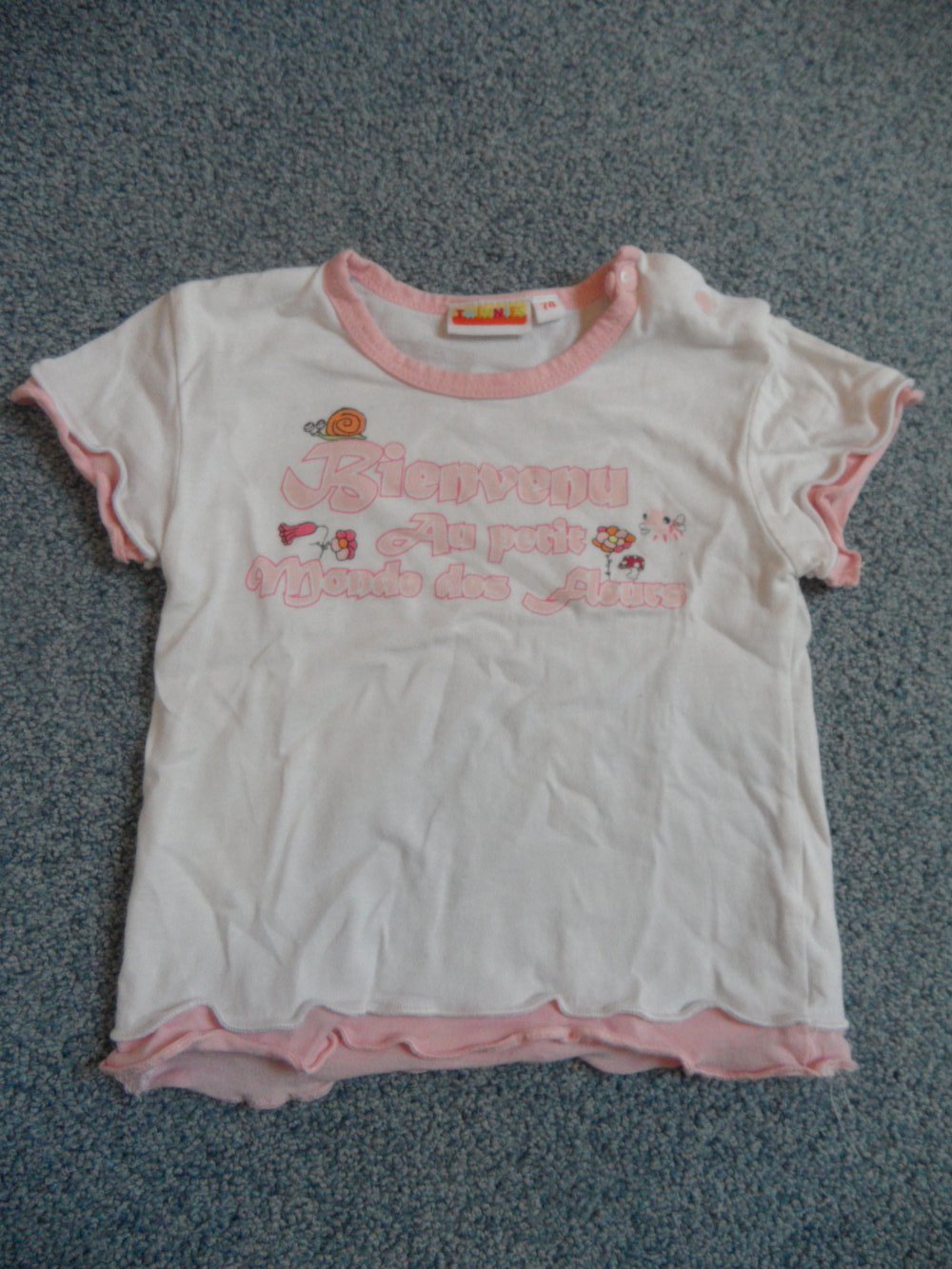 Twinnies süßes T-Shirt im Lagenlook