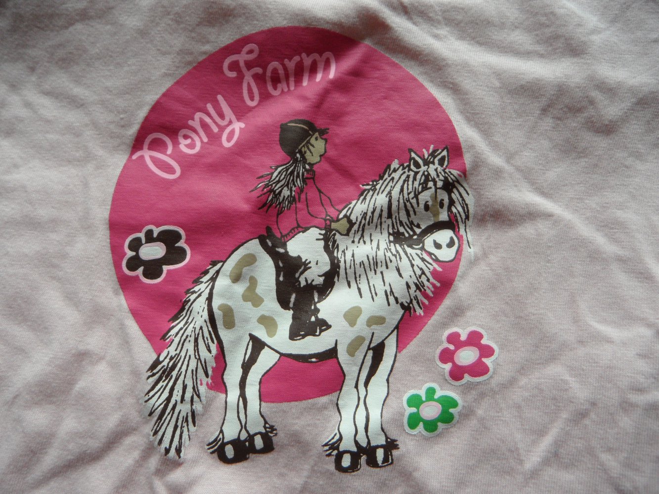 T-Shirt 122/128 Pony Farm