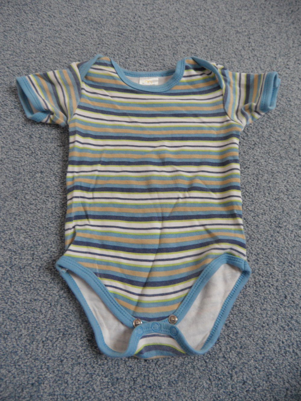 geringelter Body Ringelbody halbarm