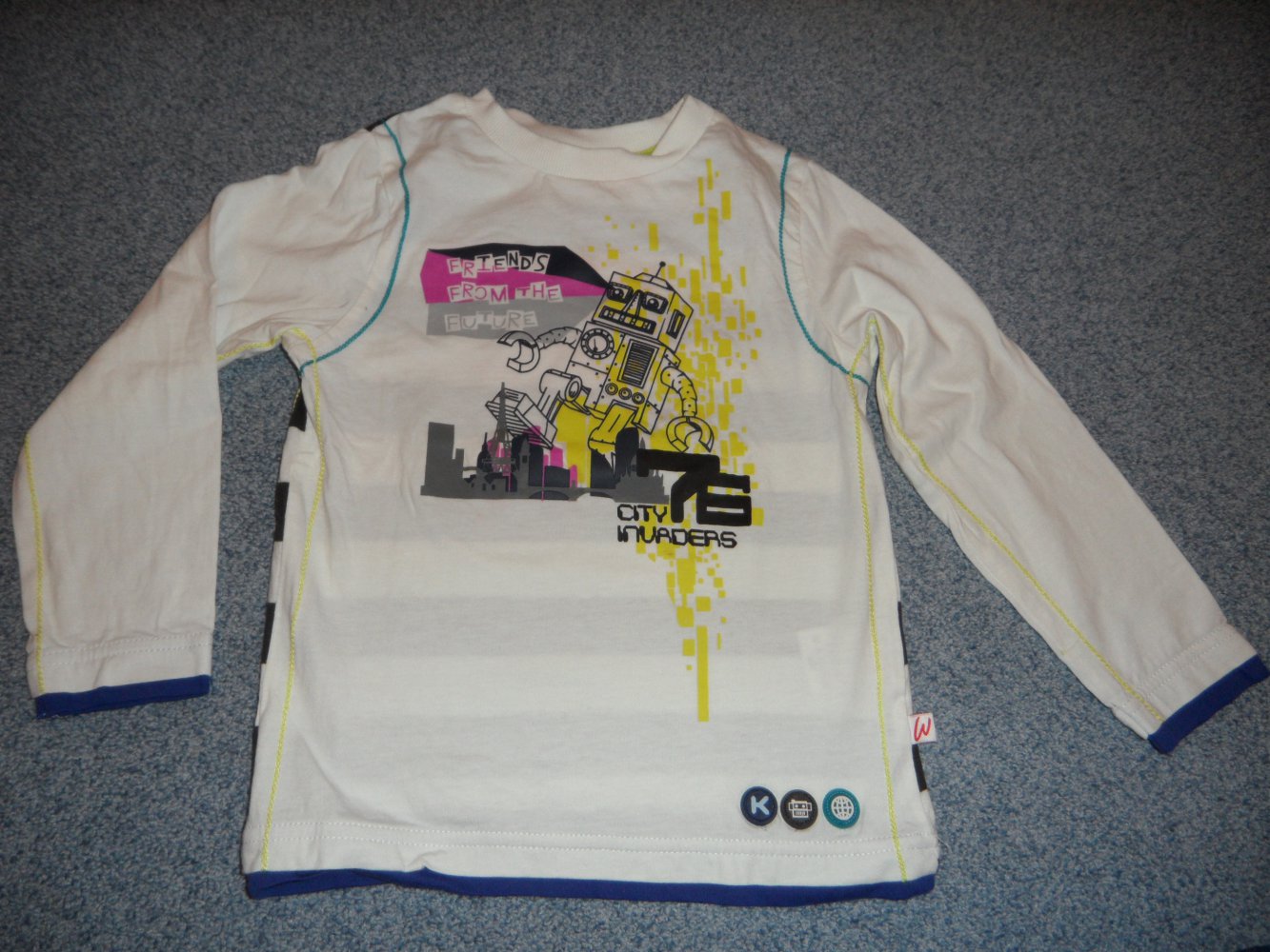 Whoopi Langarmshirt neu Roboter 104