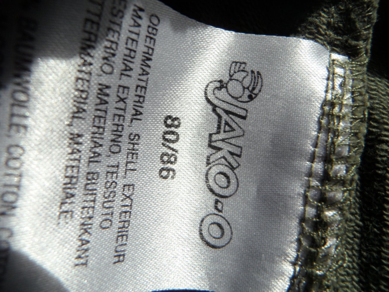 Jako-o Bequemhose Sweat Hose 80/86