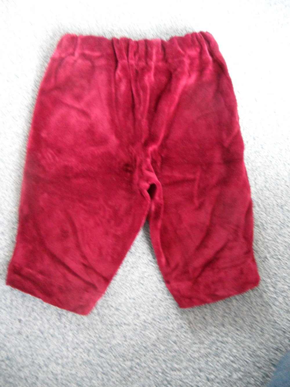 DIY Samt-Hose Gr. 62/68 Nicki