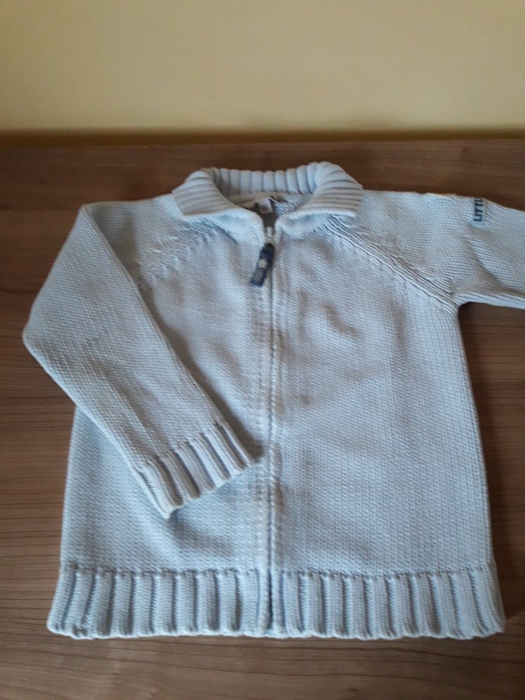 tolle Strickjacke in Gr. 98/104 von TCM in hellblau