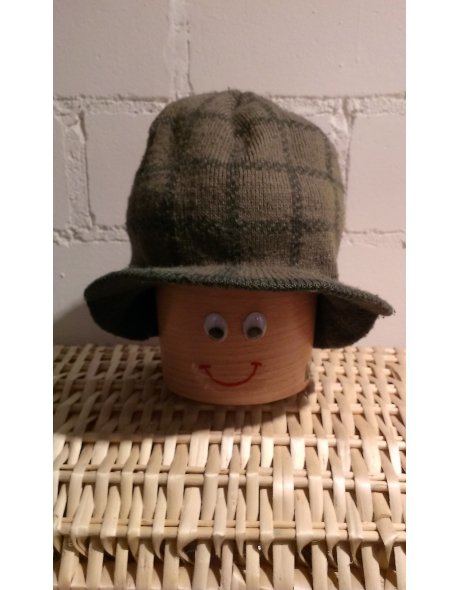 dunkelgrüne Mütze Gr. 98 - 128