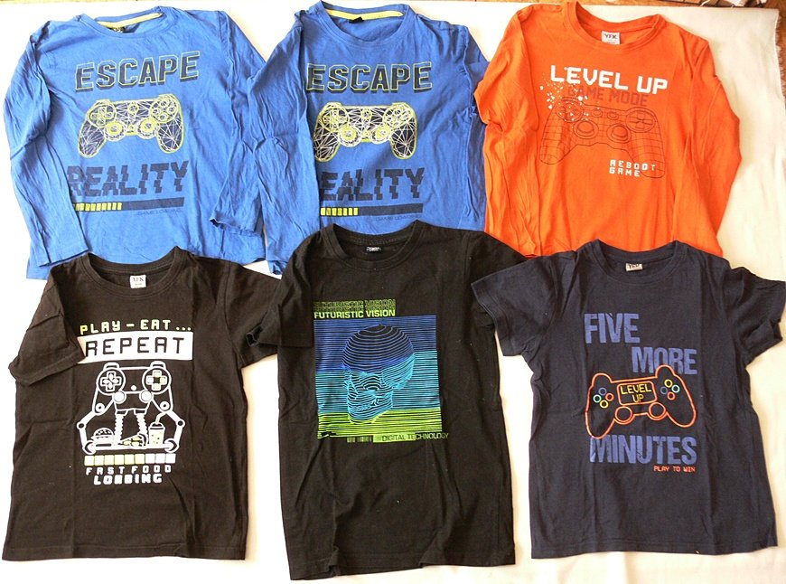 Shirts - Gamer / Gaming / Skate / Musik - lang + kurz - 134/140
