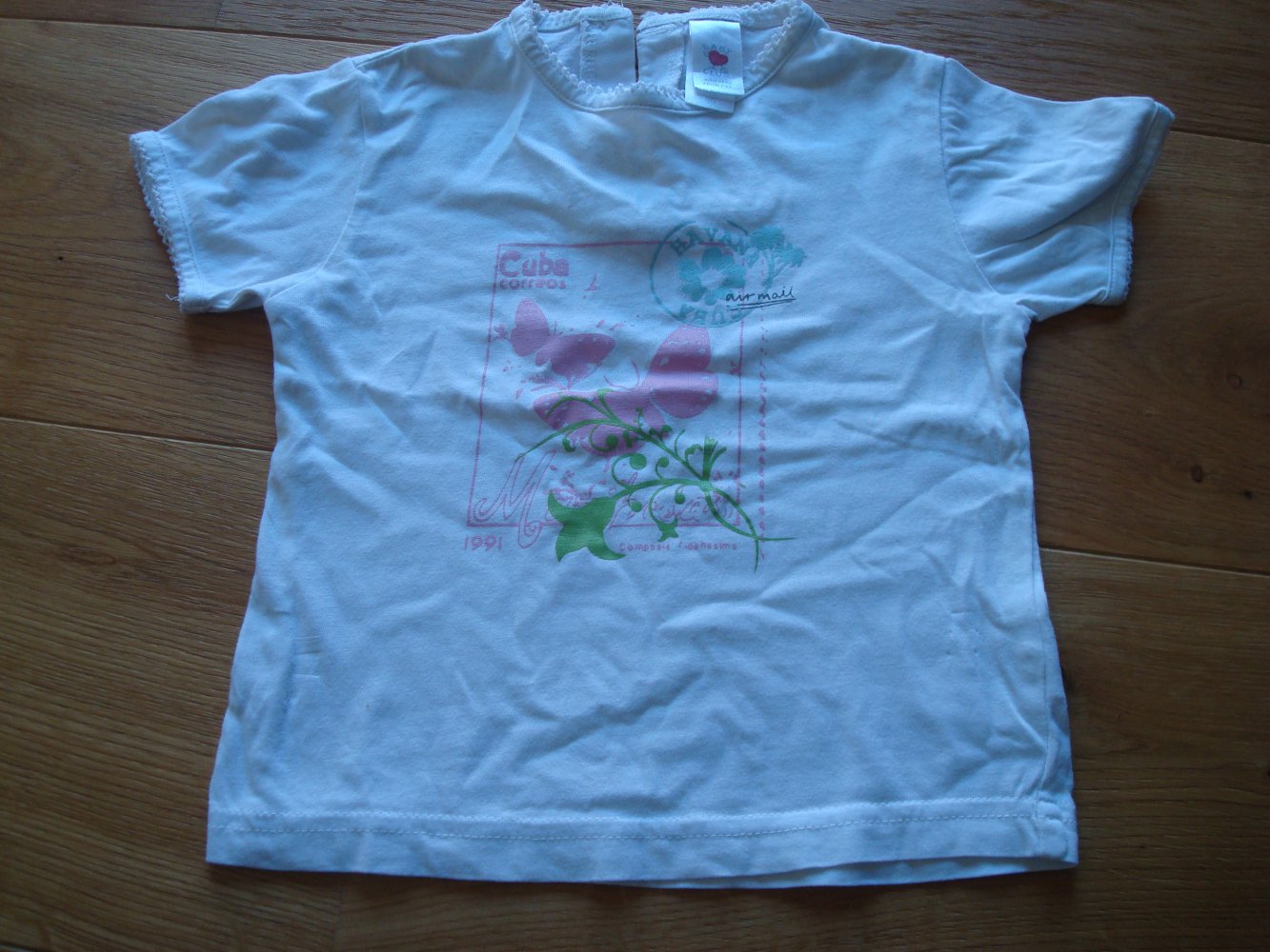 Shirt, T-Shirt mit Schmetterlingen Gr. 80