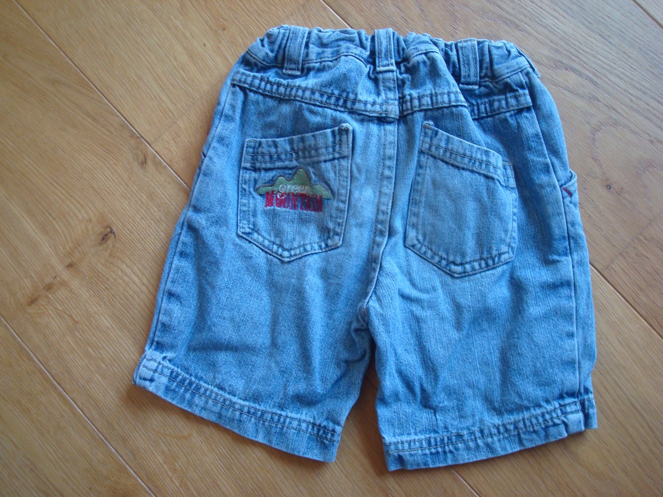 kurze Hose, kurze Jeans mit verstellbarem Bund