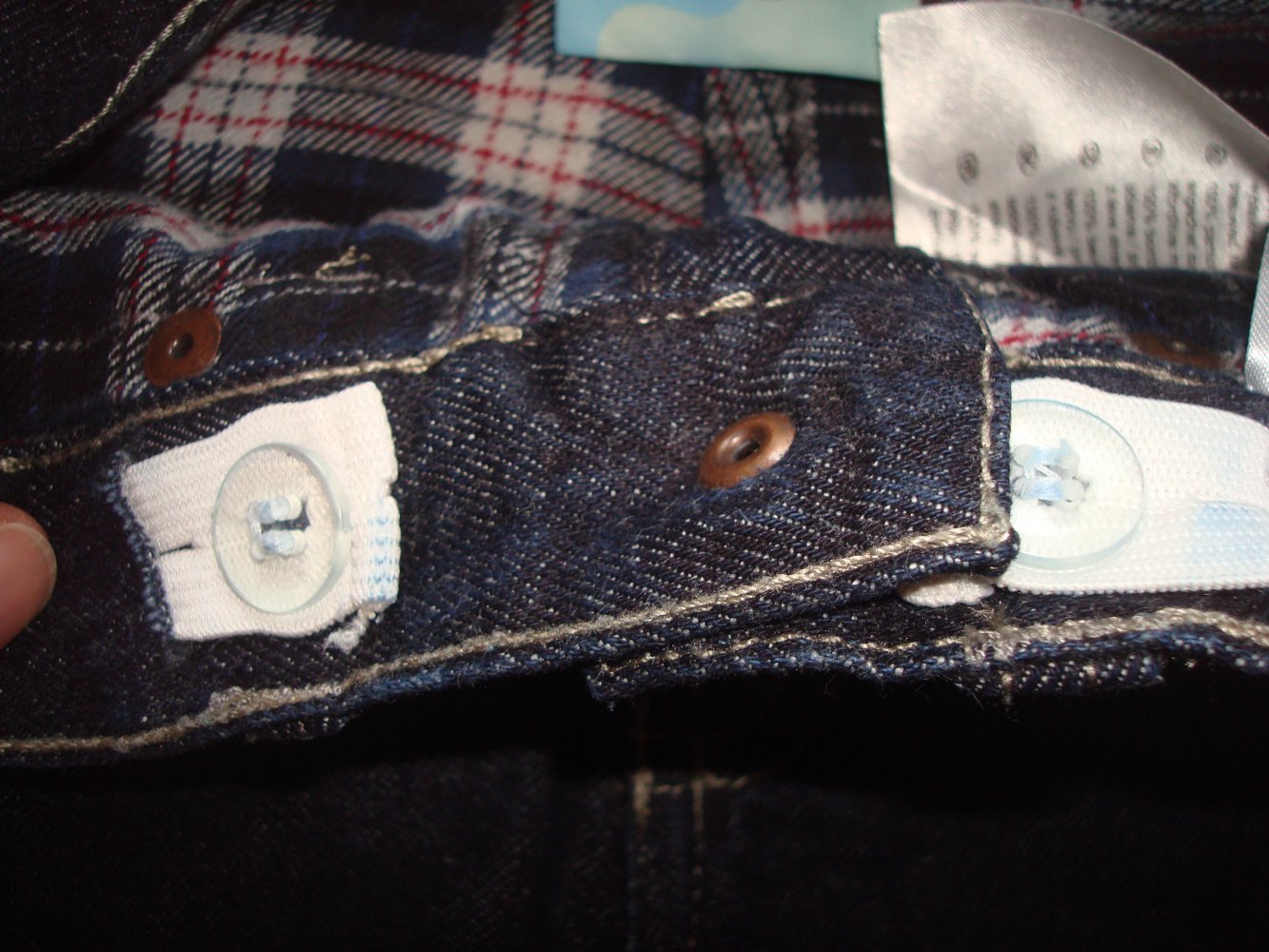 Hose, Jeans gefüttert mit verstellbarem Bund