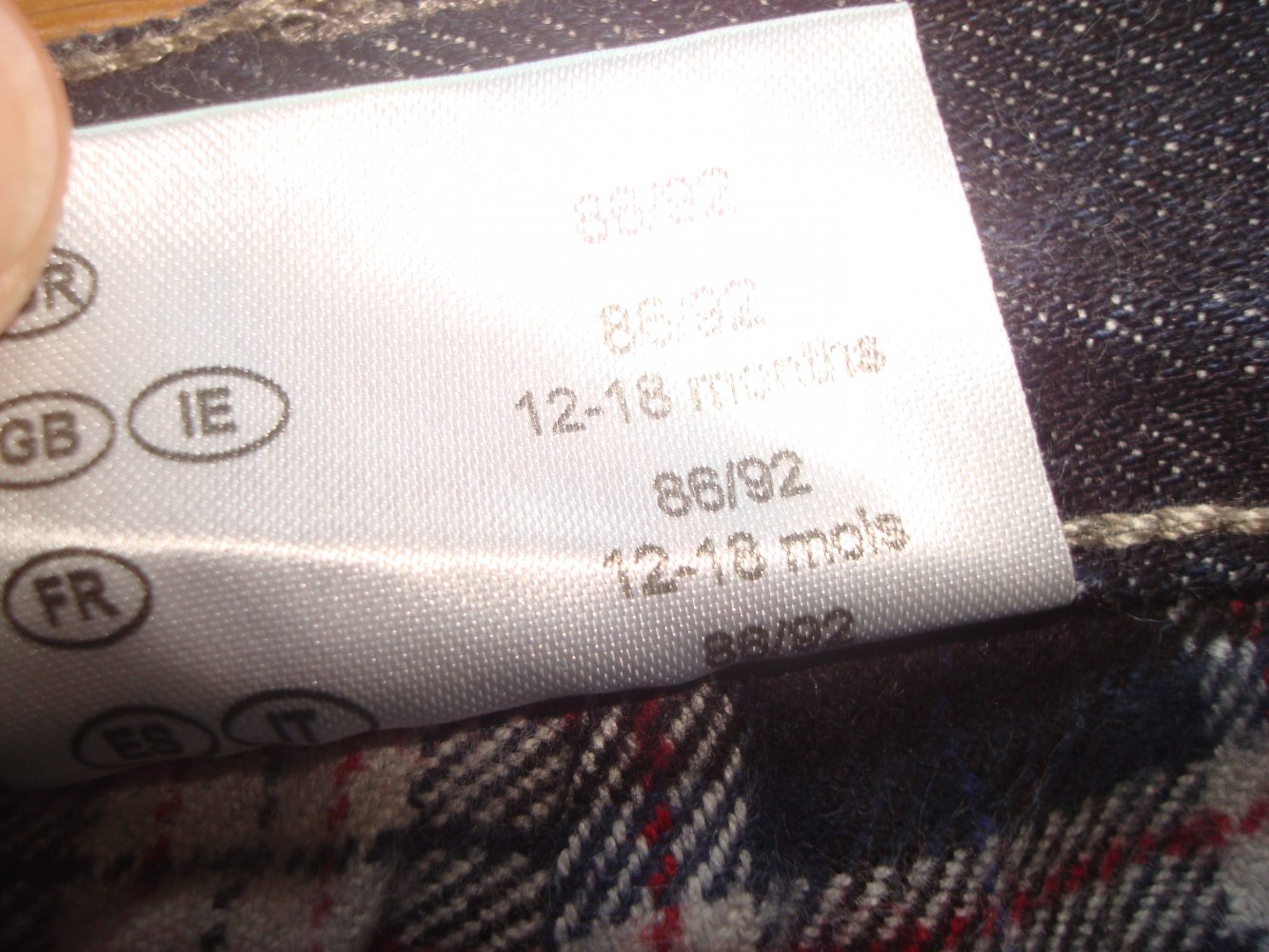 Hose, Jeans gefüttert mit verstellbarem Bund