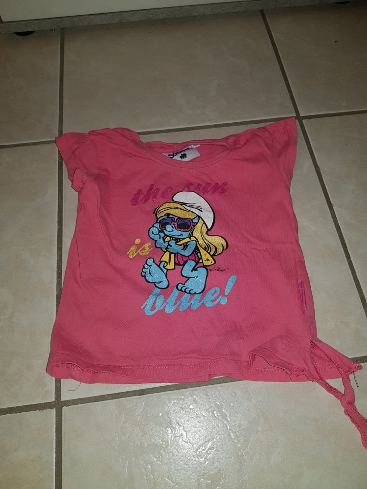 T-shirt Gr 98 Druck etwas rissig