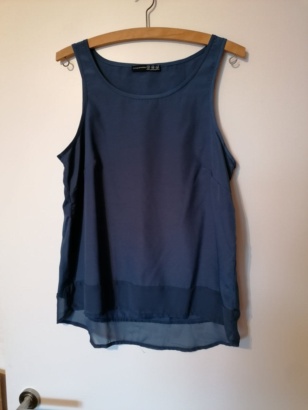Atmosphere: blaues Sommertop Gr. 40