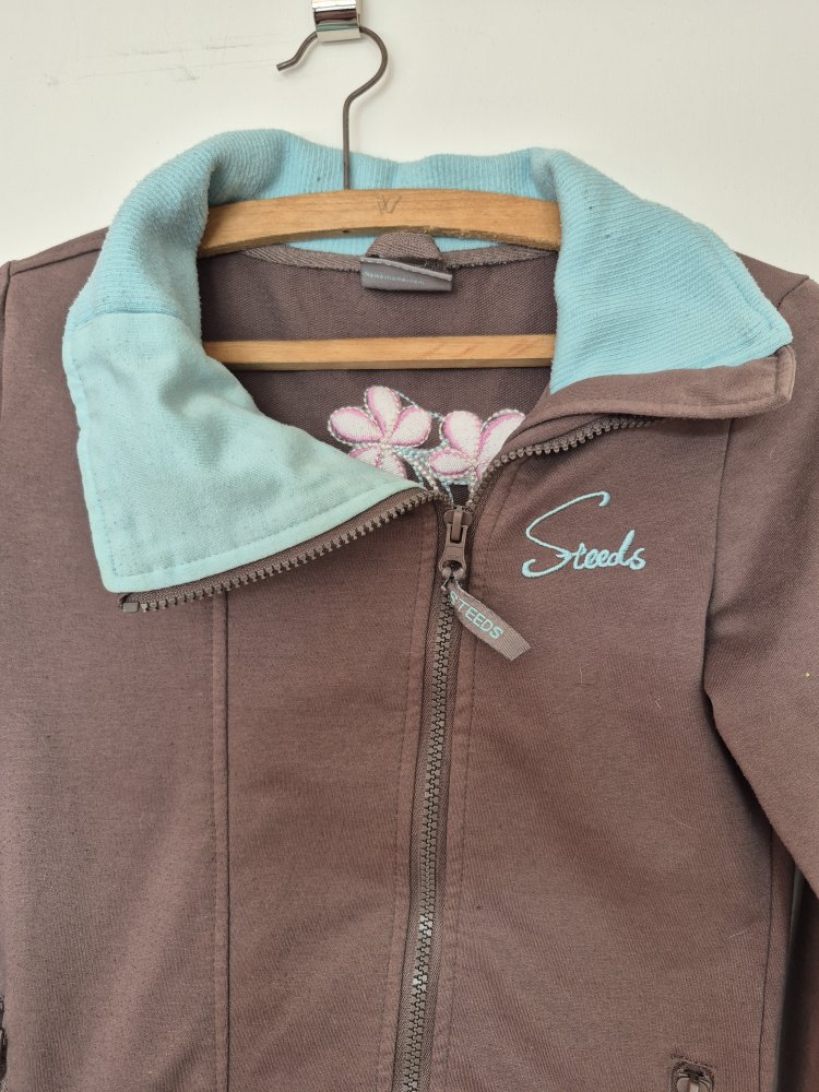 Steeds: Sweatjacke mit bunter Stickerei Gr. 152