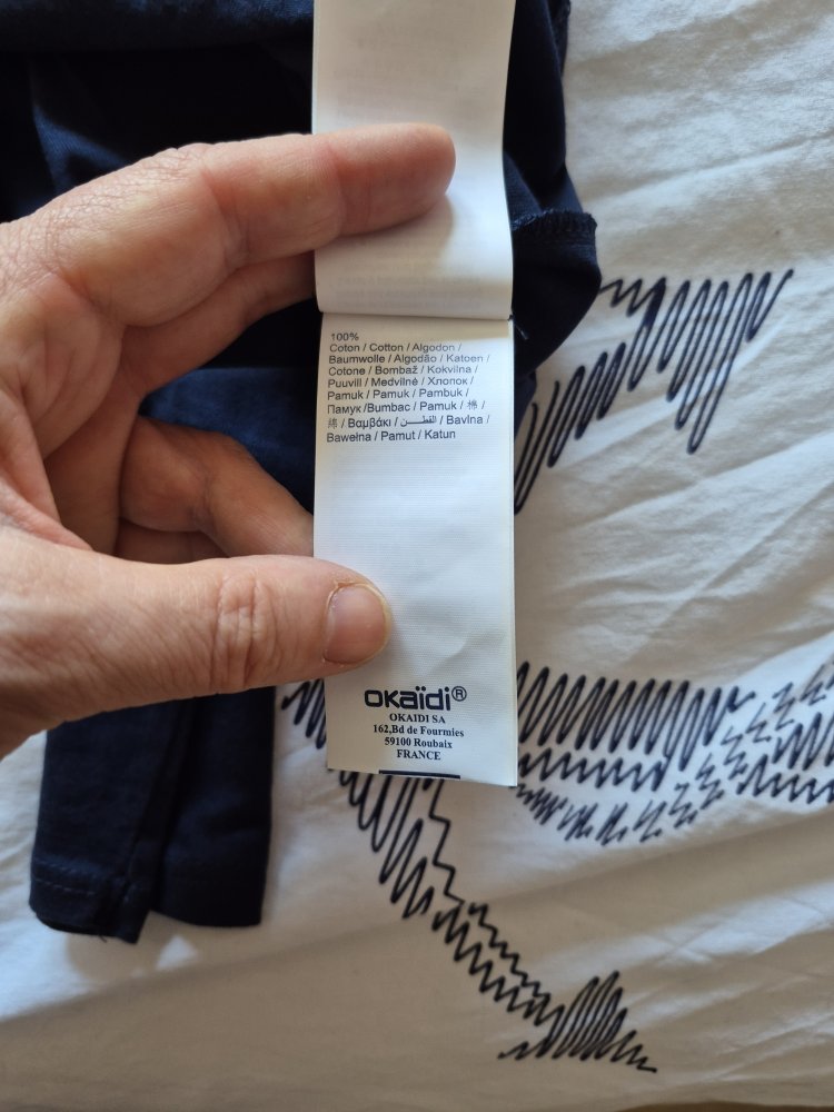Okaidi: Langarmshirt mit Paillettenschrift Gr. 152