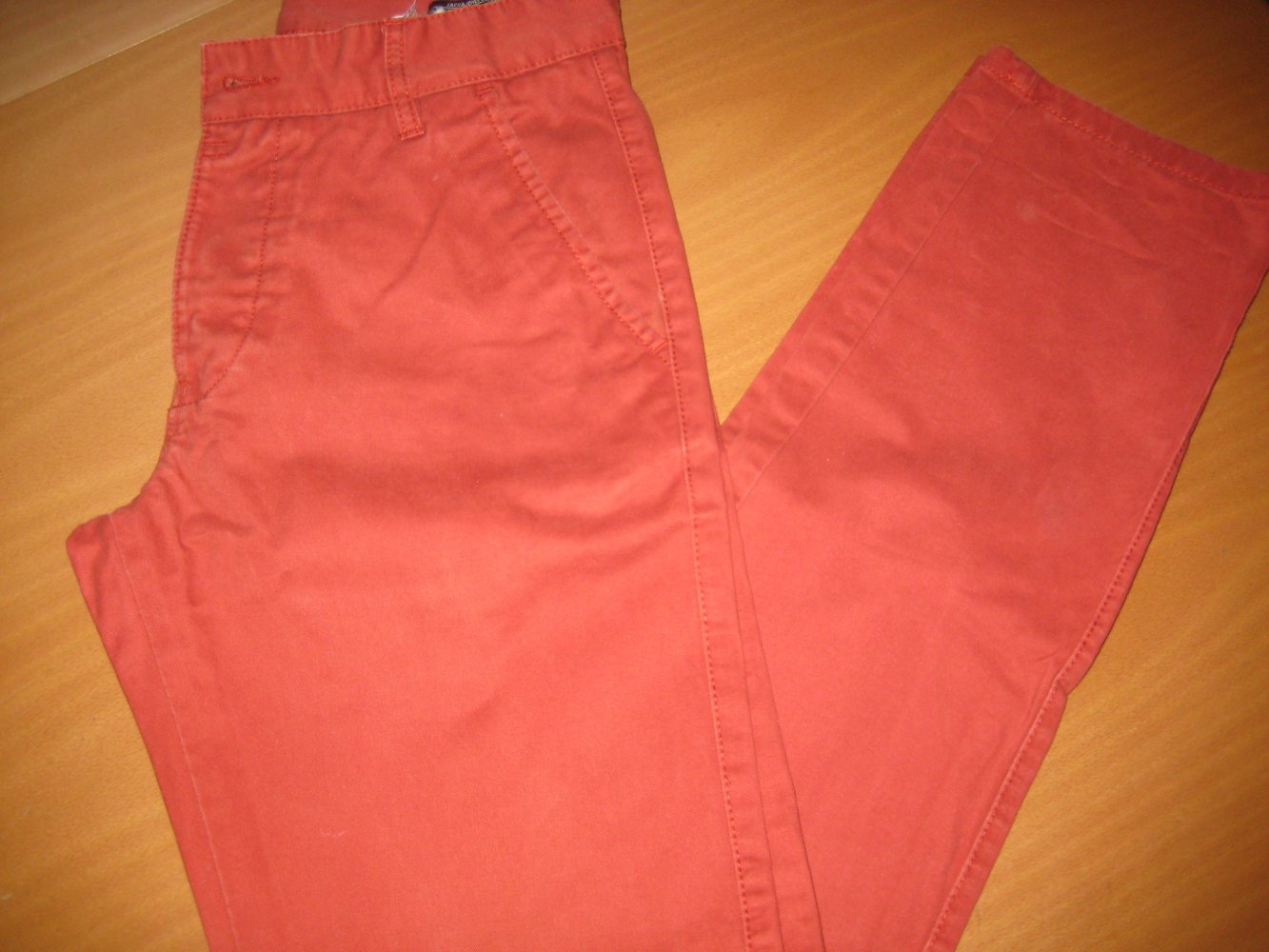 Chino Jack&Jons Slim Fit-Hose #Größe:30/34,Farbe: brick (rostrot)