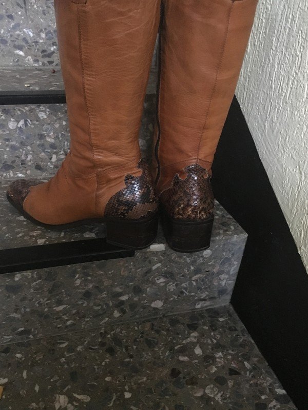 Westernstiefel aus Leder