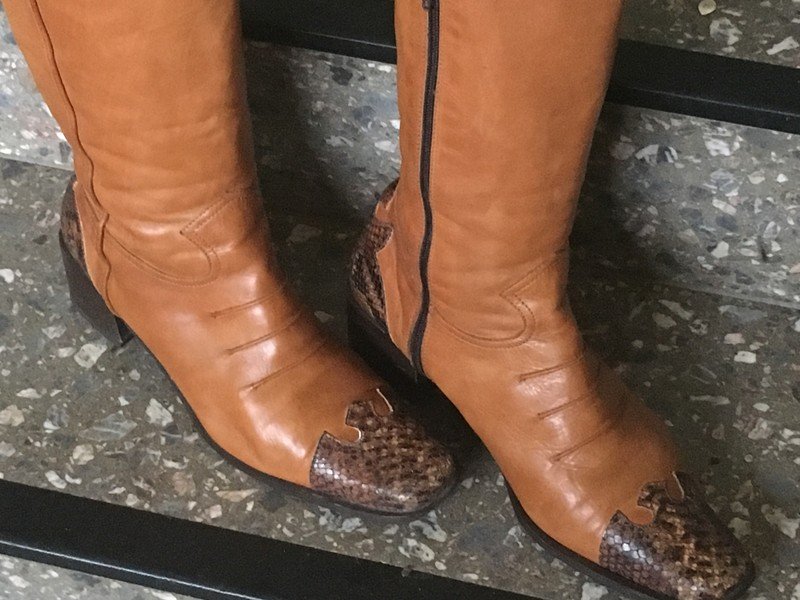 Westernstiefel aus Leder