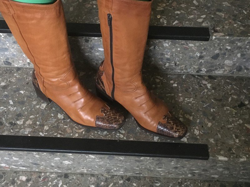 Westernstiefel aus Leder