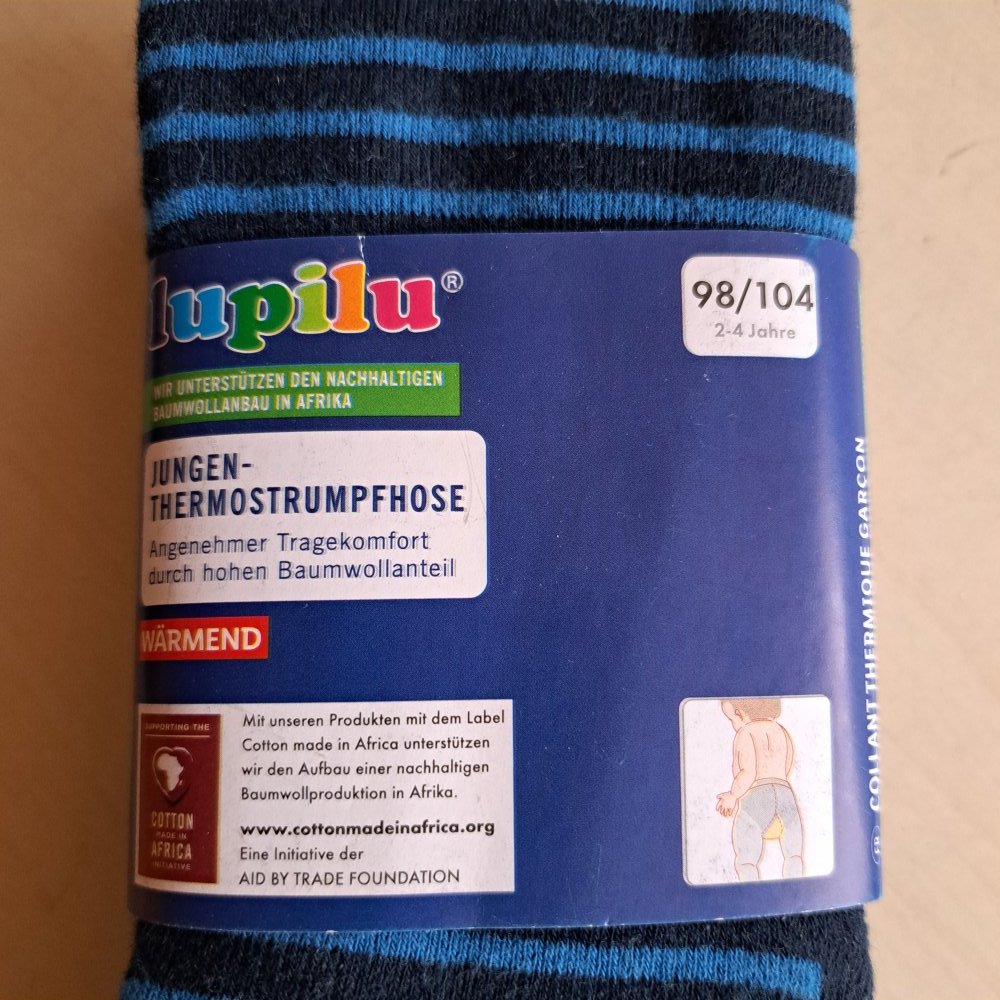 Jungen Thermo Strumpfhose Gr. 98/104 *NEU