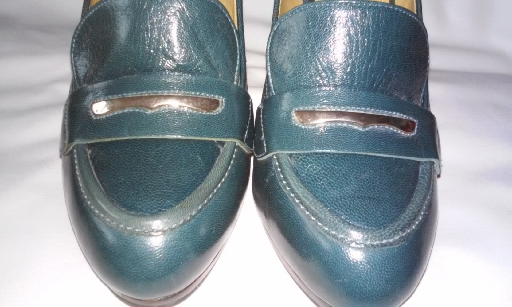 Nine West  Pumps exquisit High Heels Stilettos Plateau Lederschuhe 8,5W