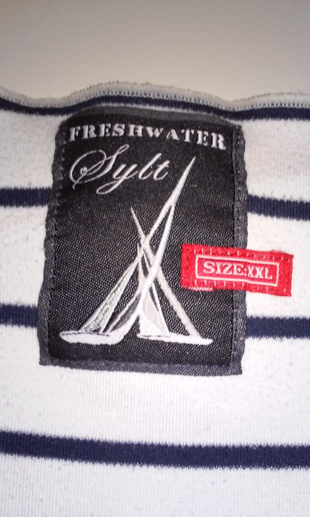 Shirt Top Marine Look  freshwater sylt (XXL)