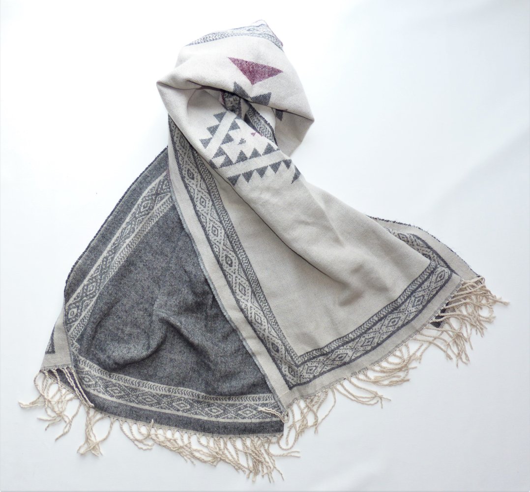 Damen Cape Poncho Überwurf Umhang Schal Tuch Halstuch 200 x 85 cm 