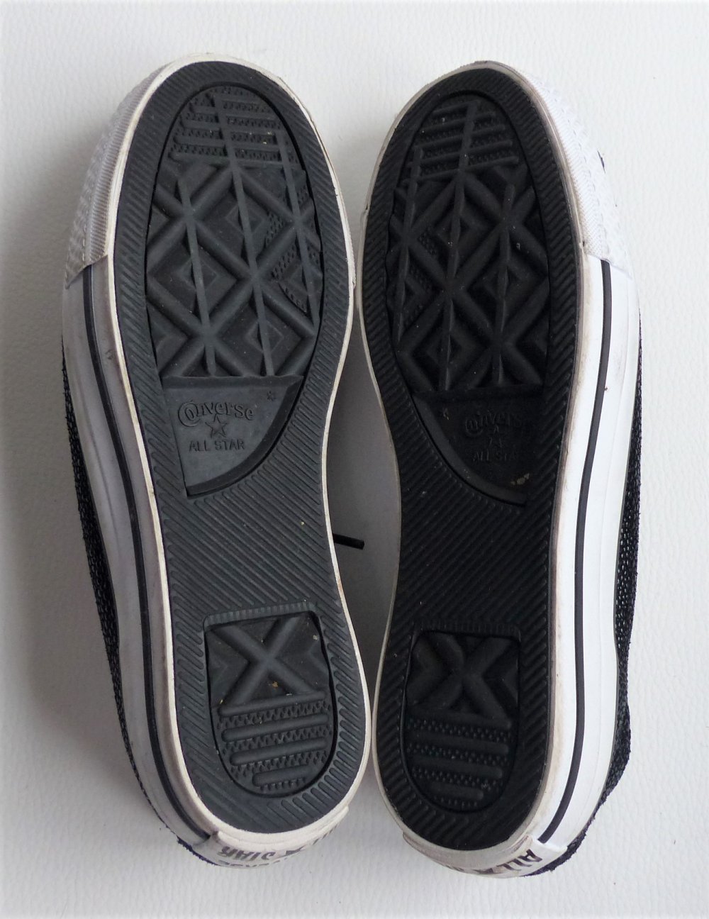 Damen Mädchen Converse Chucks All Stars Gr. 37 schwarz fast neuwertig selten Sondermodell Sneakers Turnschuhe Sportschuhe