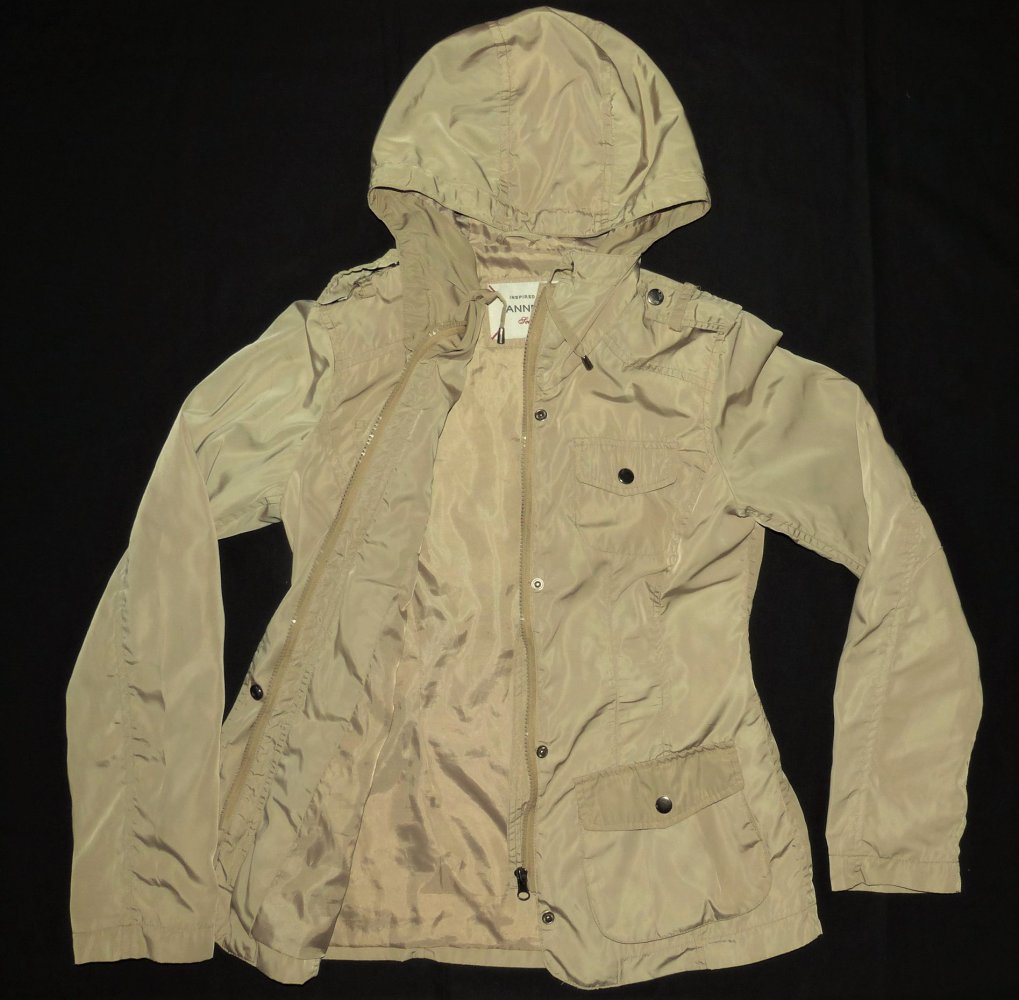 Damen Mädchen Jacke von Anne L. Gr. XS / 34 Übergangsjacke Regenjacke Windjacke Windbreaker