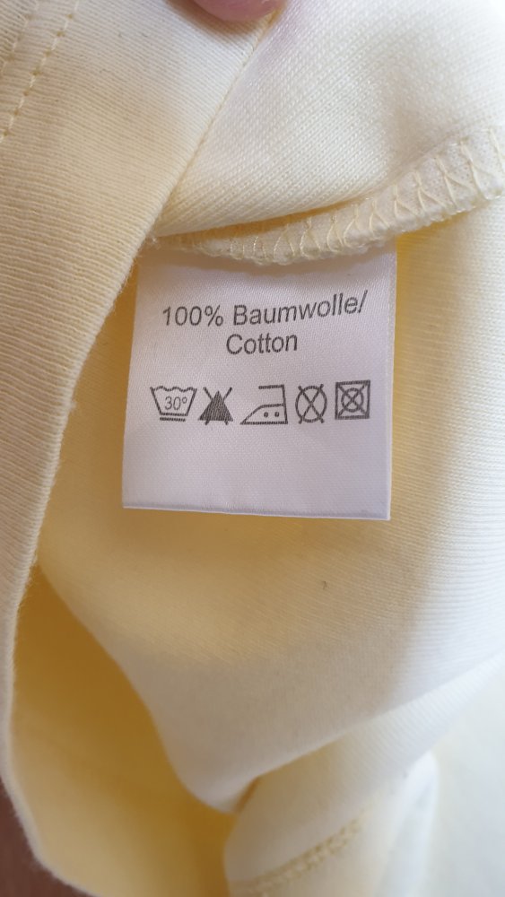Hellgelbes Top, Gr.36, Baumwolle