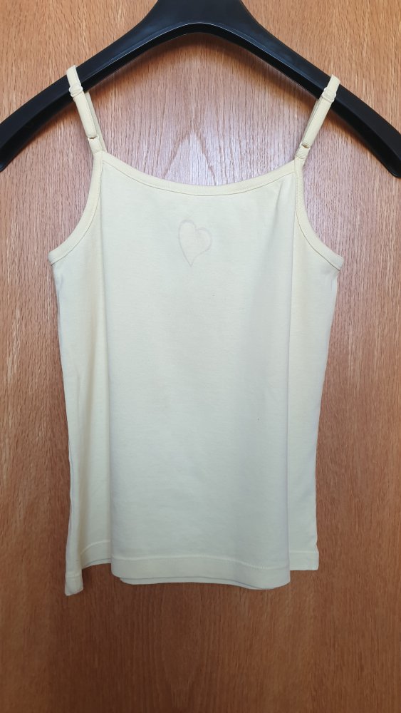Hellgelbes Top, Gr.36, Baumwolle
