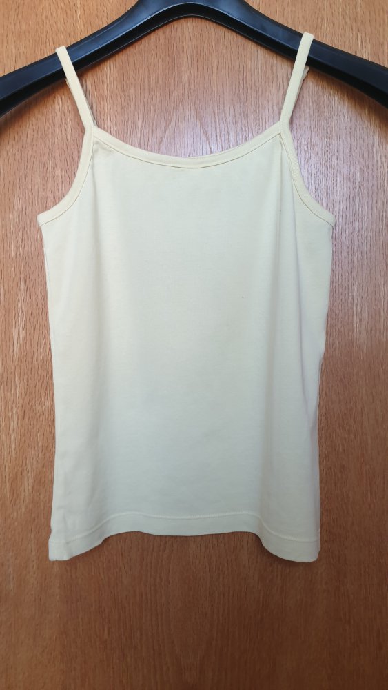 Hellgelbes Top, Gr.36, Baumwolle