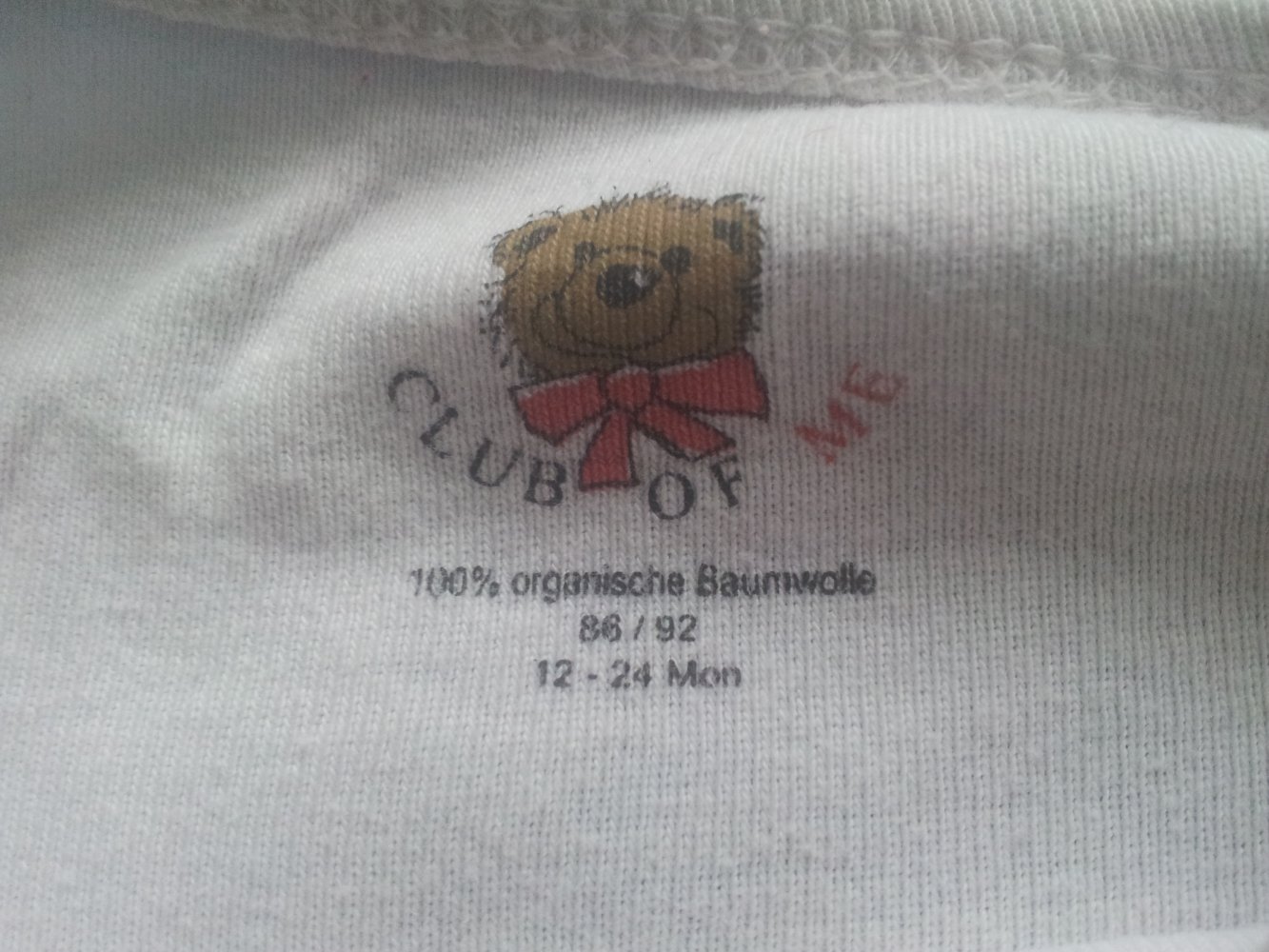 Body weiß Mond Stern lang Arm Gr. 86/92 