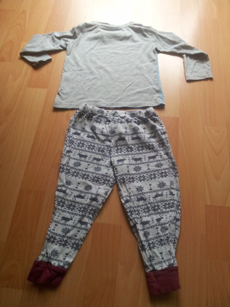 Schlafanzug 2 teilig Anna & Elsa Disney Frozen Eiskönigin Gr. 98