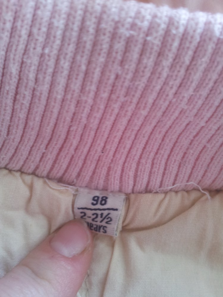 Winterjacke rose rosa mit Kapuze Gr.98 Bob der Bär 