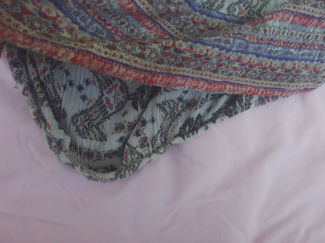 Cropped Top Carmen C&A Gr. L Viskose bunt Stretch Gr. L