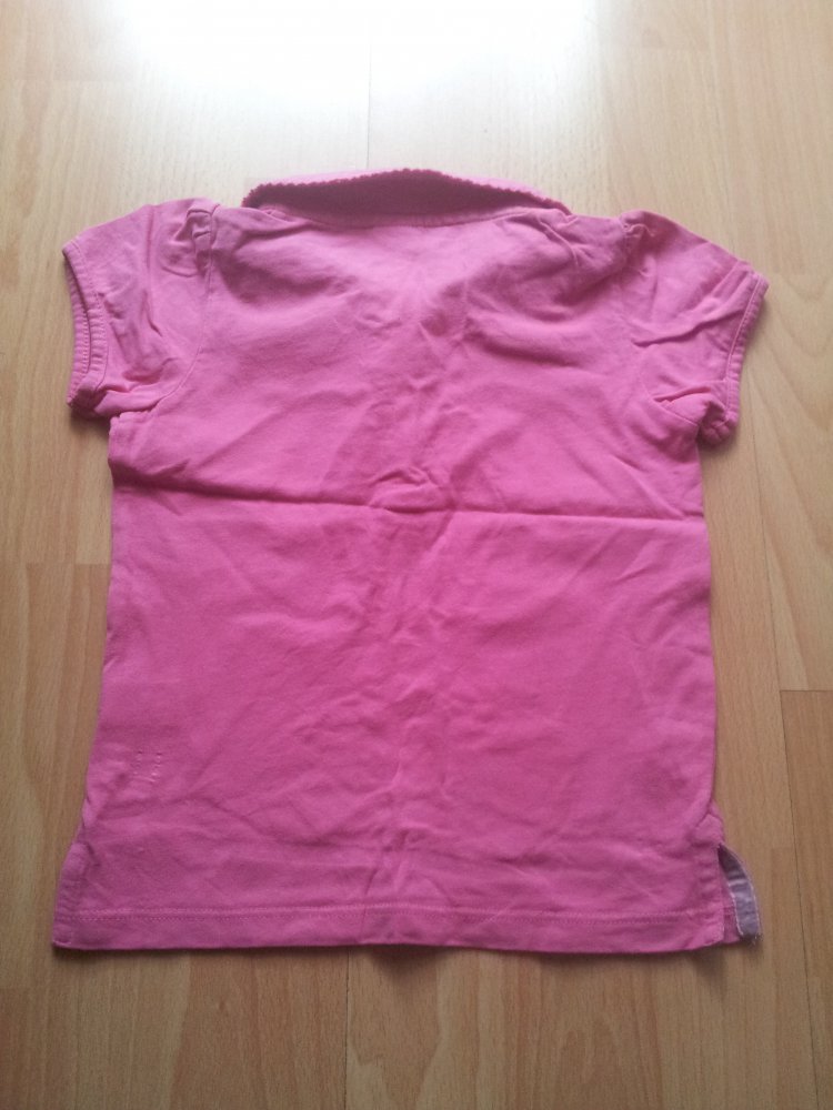 Poloshirt pink  rosa Schmetterling Gr. 98 