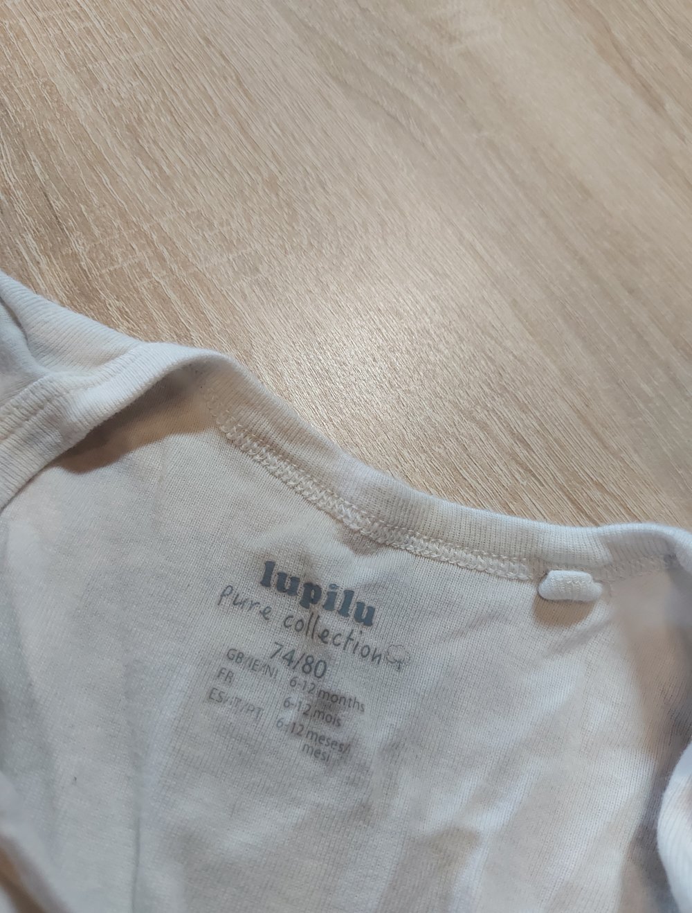 Langarm Wickelbody Größe 74/80 Lupilu