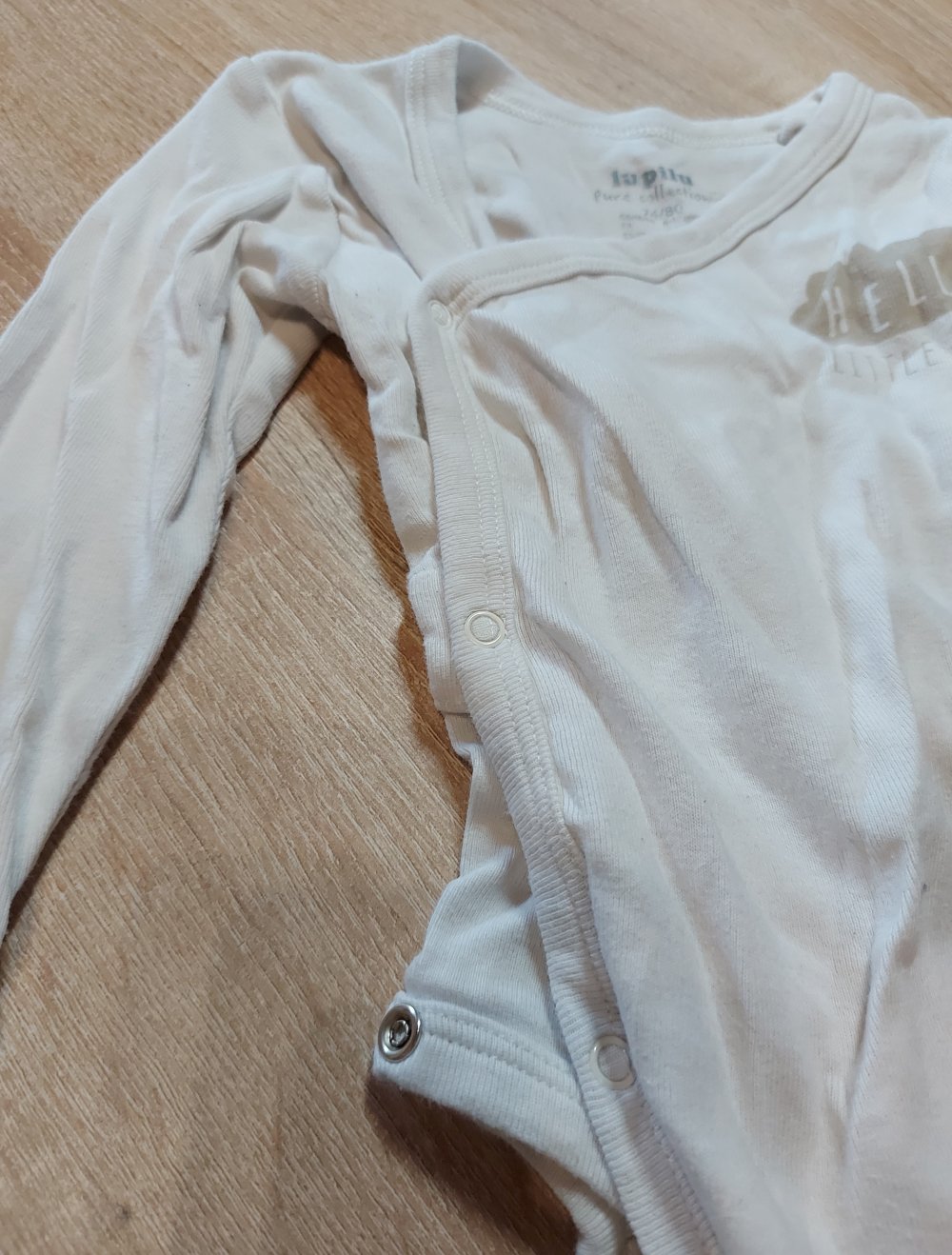 Langarm Wickelbody Größe 74/80 Lupilu