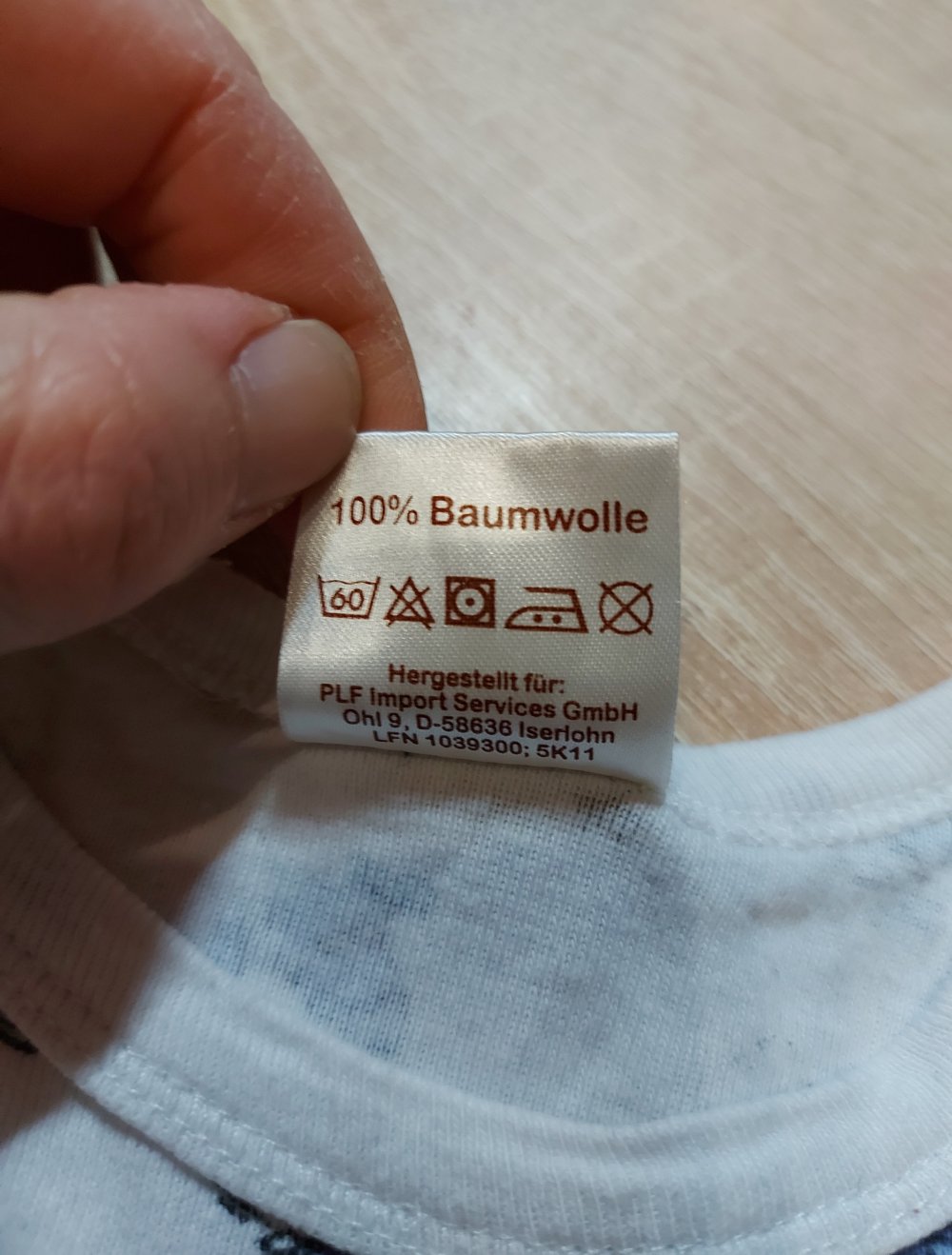 Ärmelloser Body Größe 62/68