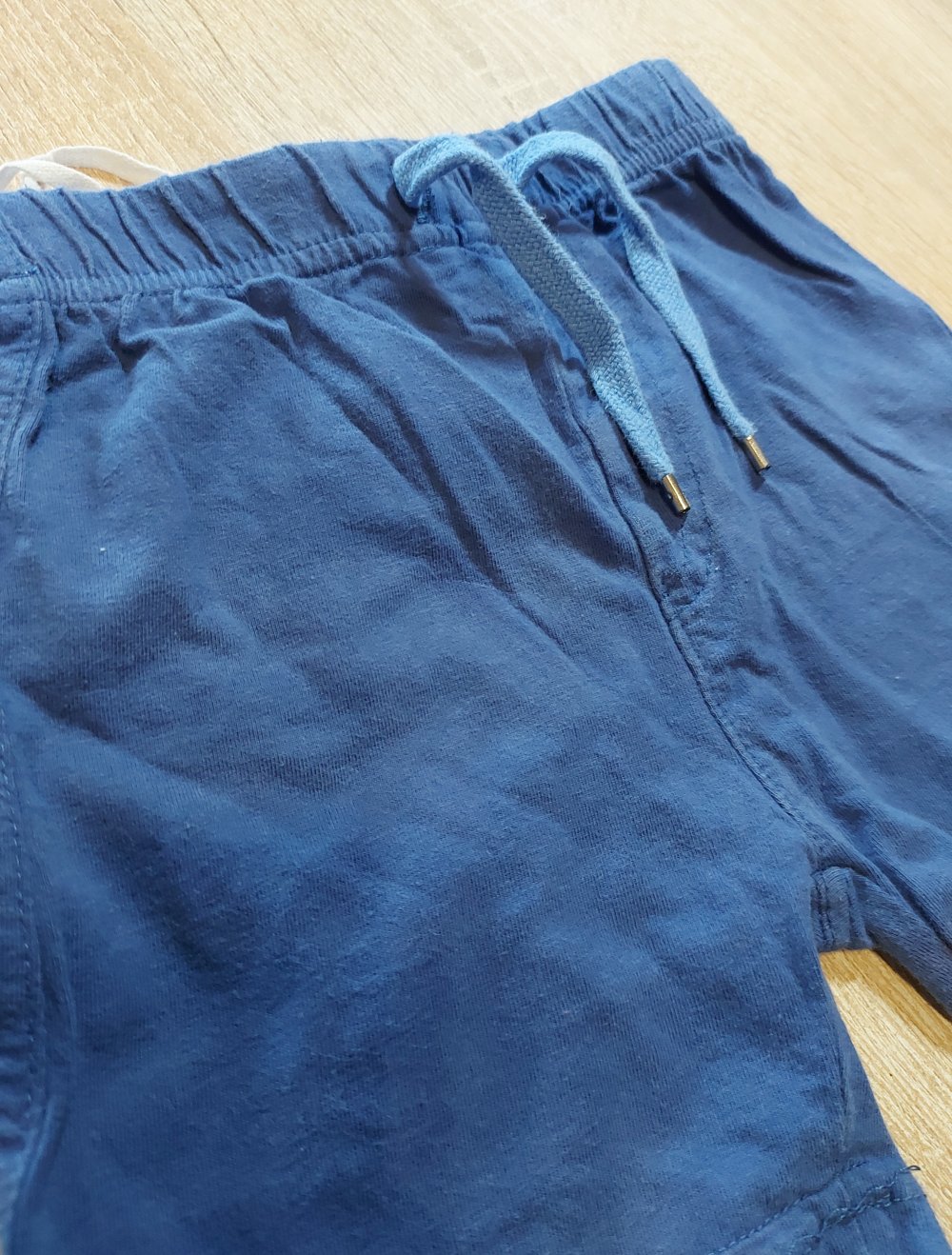 Kurze dunkelblaue Stoffhose Größe 74 Kik