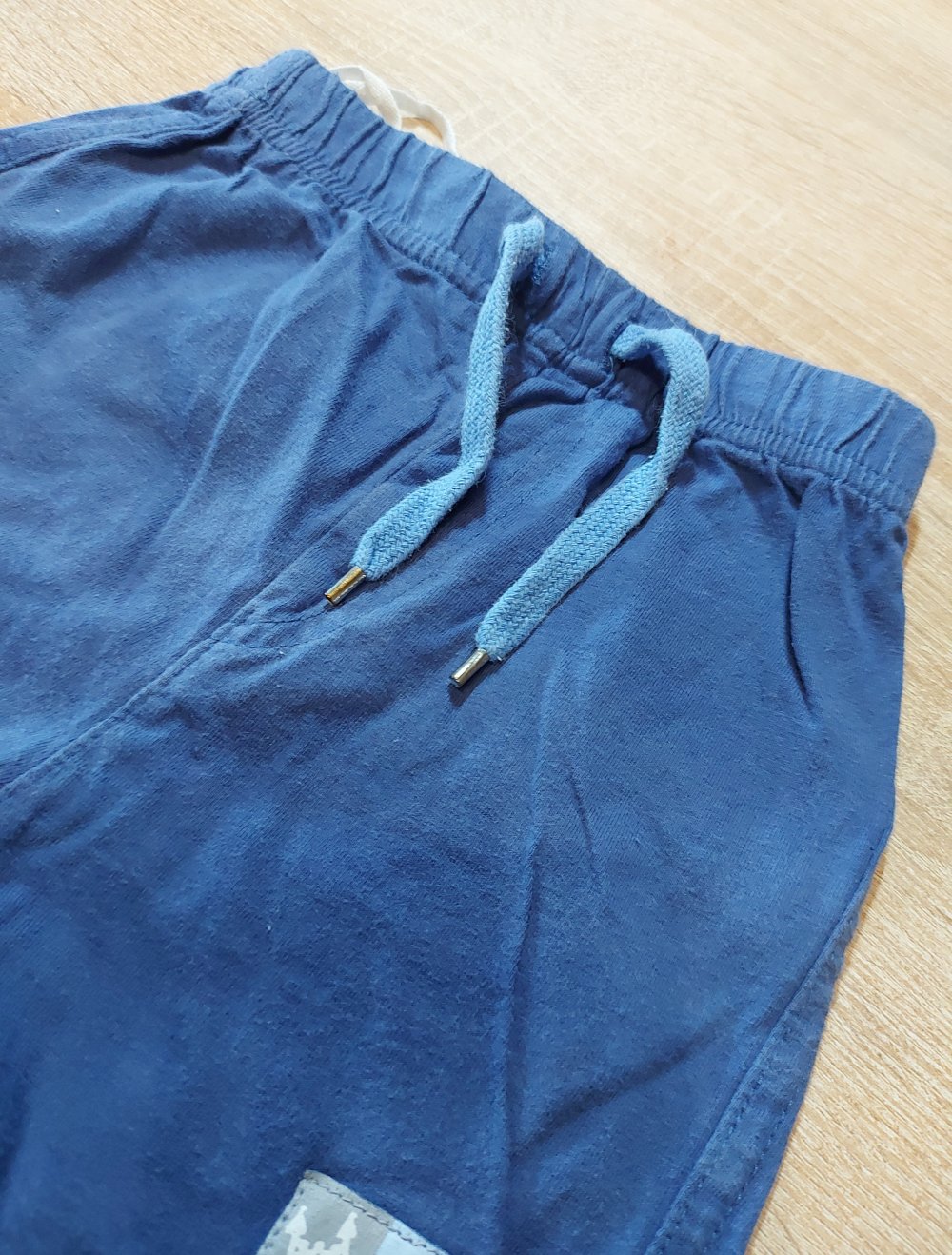 Kurze dunkelblaue Stoffhose Größe 74 Kik
